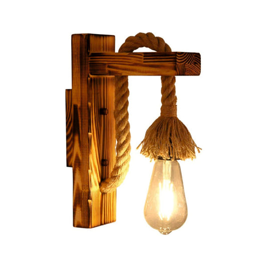 Vintage Rope Style Wall Lamp